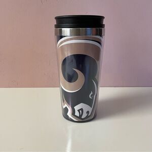 NFL LA Rams 16 oz Stainless Steel Coffee Tumbler NWT